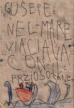 Giuseppe nel mare viaggiava, con il prezioso cane